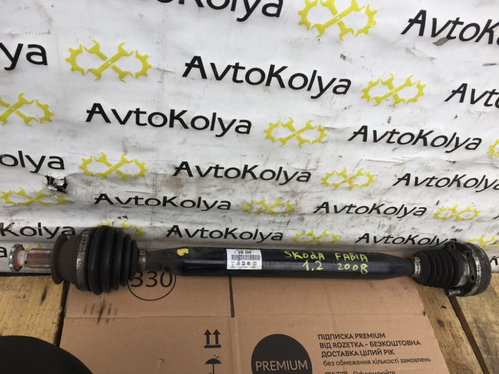 Піввісь права Skoda Fabia 1.2 бензин 2007-2014 (6Q0407272BD) Ковель - изображение 2