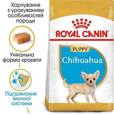Корм для цуценят ROYAL CANIN CHIHUAHUA PUPPY 1.5 кг Київ