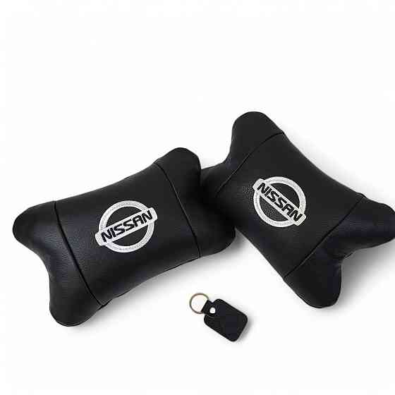 Декоративні подушки з логотипом Nissan Нисан, Комфортна подушка для автомобіля, Автоподушки з логотипом ZJ-67 Івано-Франківськ