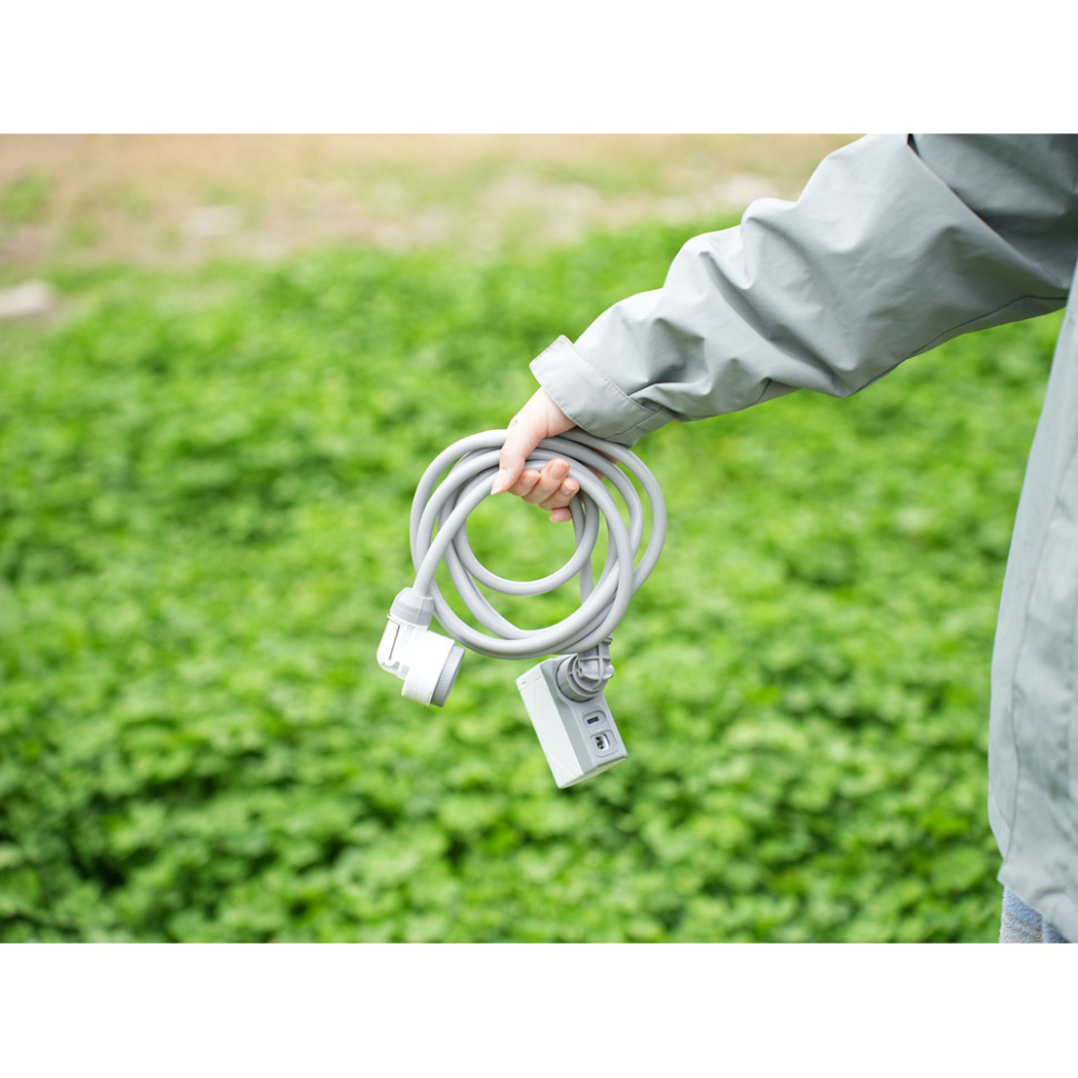 Душ портативний з насосом на акумуляторі Flextail Tiny Shower, білий Київ - фото 5