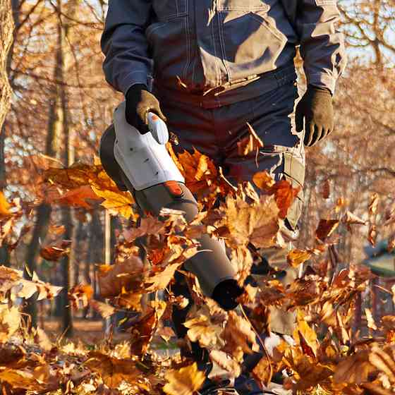 Акумуляторна повітродувка садова Litheli, живлення від павербанку (УМБ Litheli Power Bank 10000 mAh, 45 W, 2А в комплекті) Київ