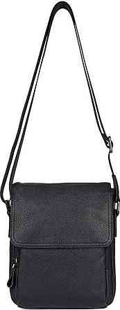 Сумка Vintage 14545 из натуральной кожи Черная Киев