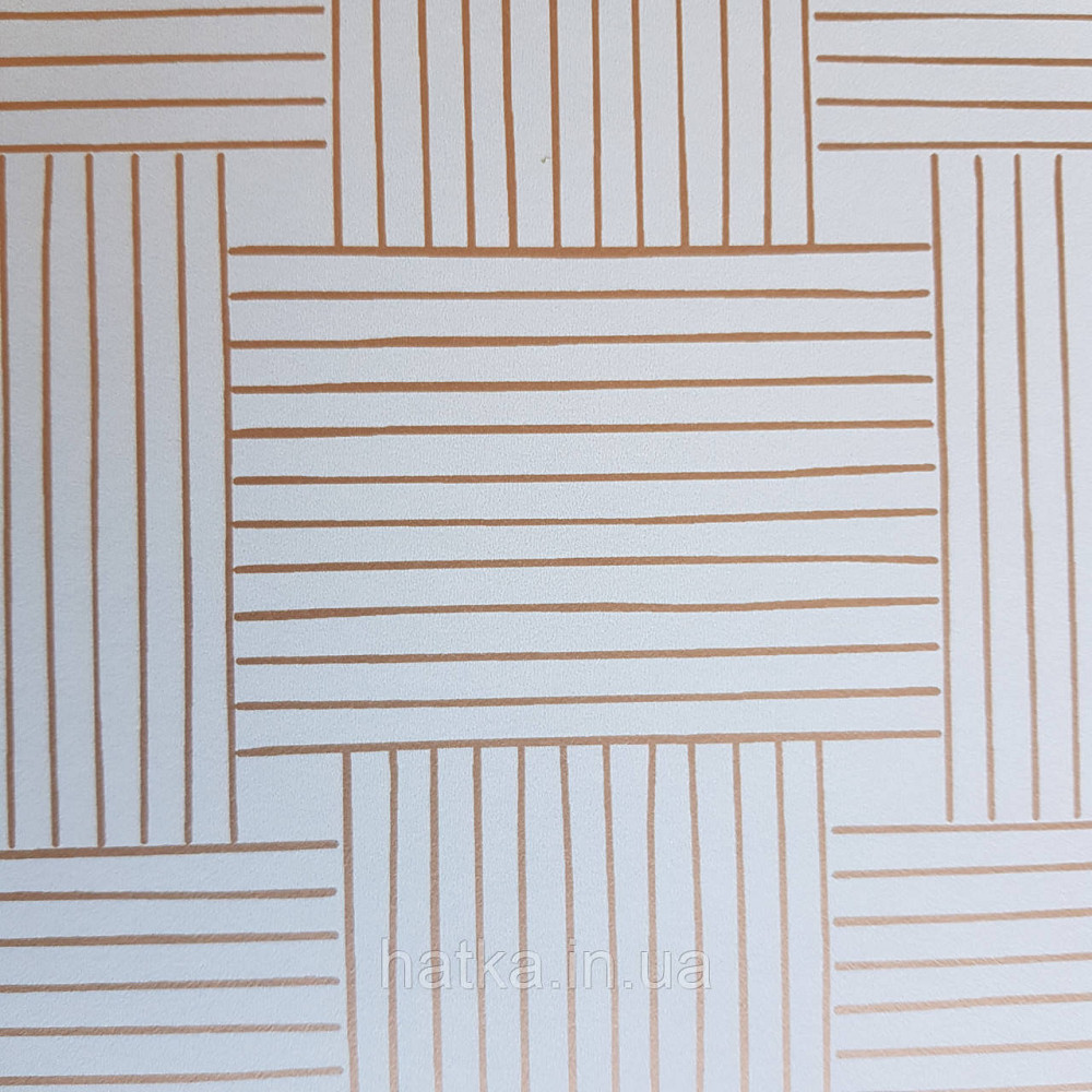 Шпалери вінілові на флізелін Caselio Mystery 0.53х10 м геометрія яскраві смуги золотисті на салатовому Київ - фото 3