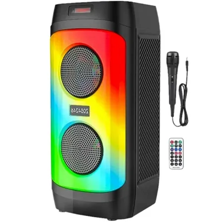 Колонка музична портативна з мікрофоном пульт Bluetooth ZQS4246 Київ