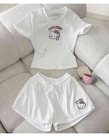 Жіноча домашня стильна піжама якісний рубчик 44/46 Одеса