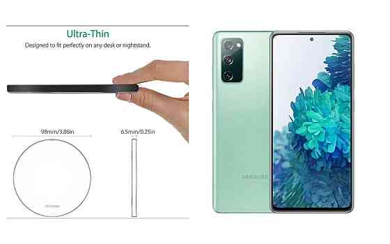 Беспроводное зарядное устройство Copper до 30W для Nothing Phone (2), USB-C, LED Киев