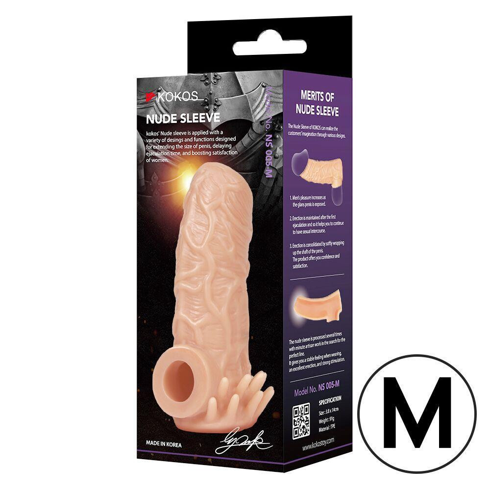 Насадка на член Kokos Nude Sleeve NS 005 M Sex Aura Киев - изображение 3
