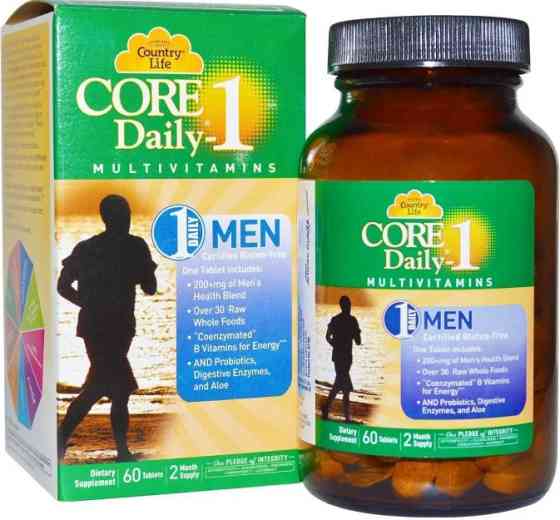 Мультивитаминный комплекс Country Life Core Daily-1 Multivitamins for Men 60 таблеток Киев
