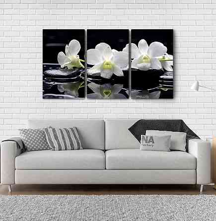 Модульна картина Квіти Орхідея Art-35_3А Київ