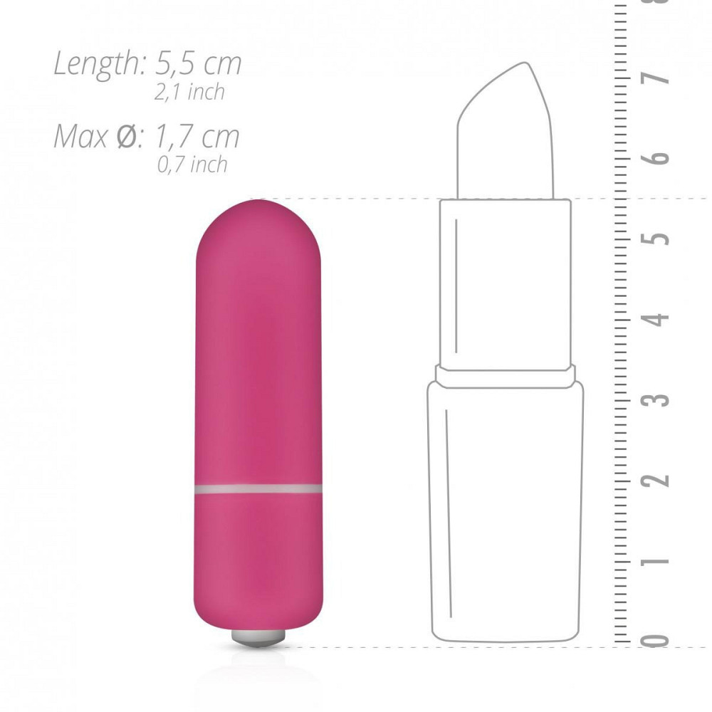 Вибропуля Easytoys, розовая , 5.5 х 1.7 см Sex Aura Киев - изображение 5