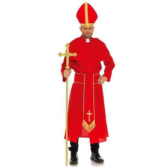 Костюм Кардинал мужской Leg Avenue Costume Cardinal Red XL Sex Aura Киев
