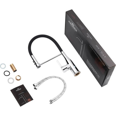 Смеситель Kroner Ersel-C03111BLK (CV033804) Винница - изображение 8