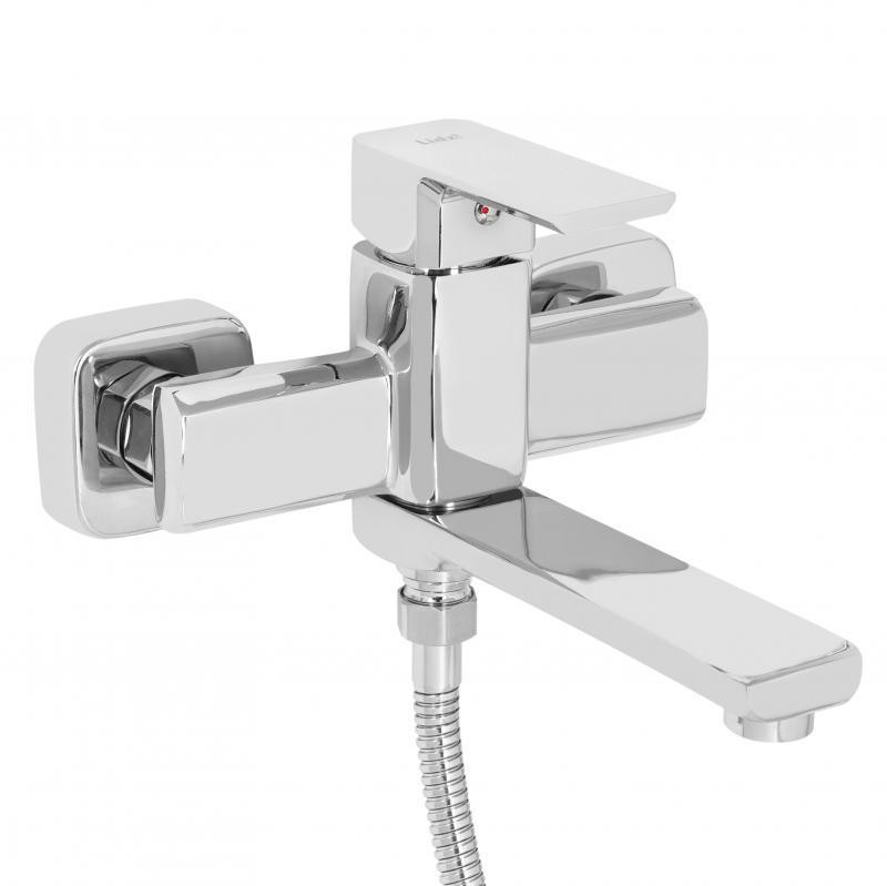 Змішувач для ванни Lidz Dozorca 0051 з душовим гарнітуром LDDOZ0051CRM45404 хром Київ - фото 3