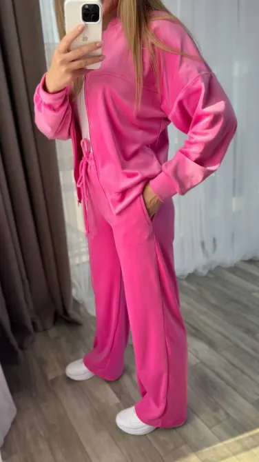 Женский велюровый костюм кофта на молнии и брюки женский велюровый костюм Одесса - изображение 13