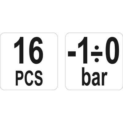 Насос ручной Yato вакуумный диагностический 16 ел. (YT-0673) Винница