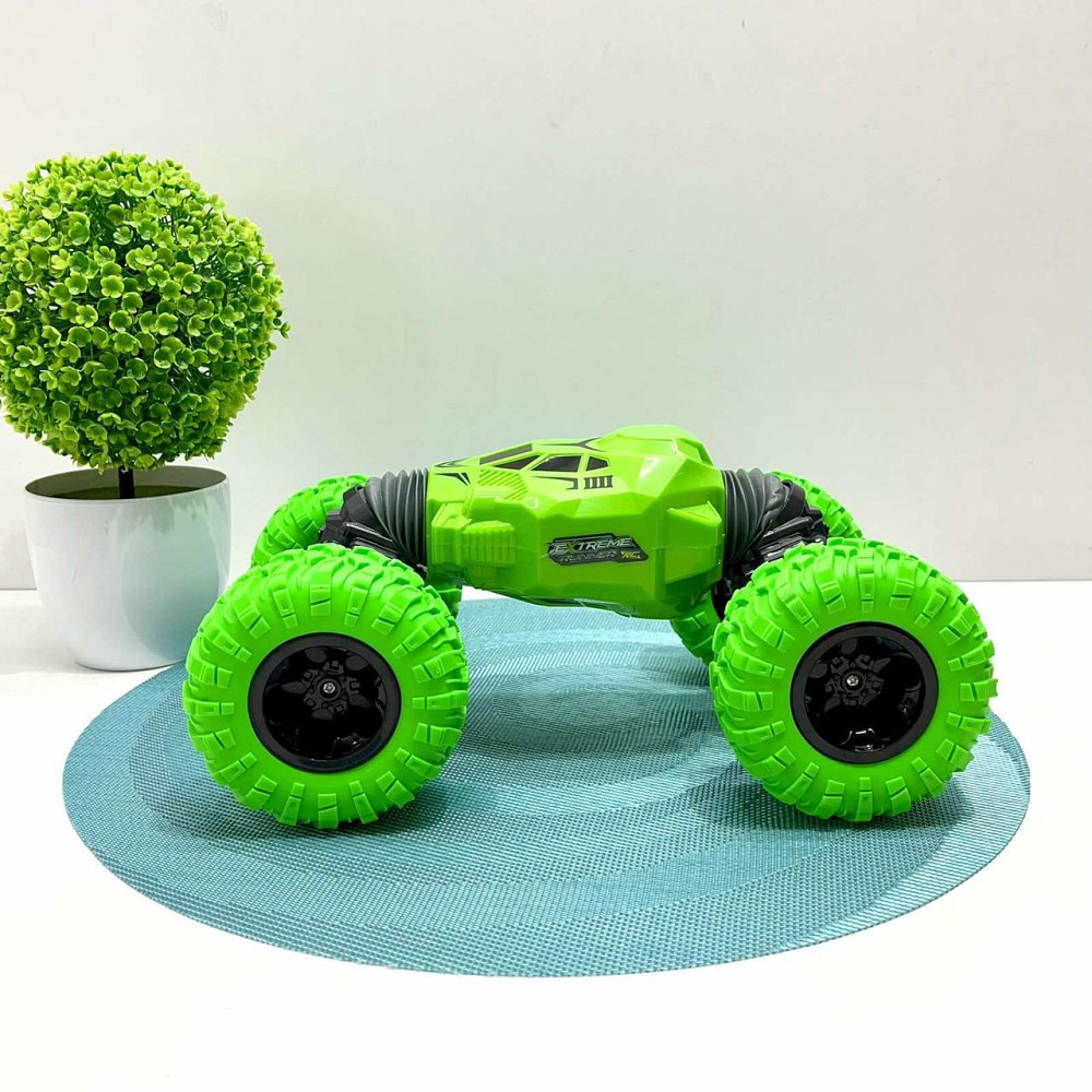 Машина трюкова всюдихід на радіокеруванні трансформер з гнучким корпусом Зелена (8023) Чернігів - фото 6