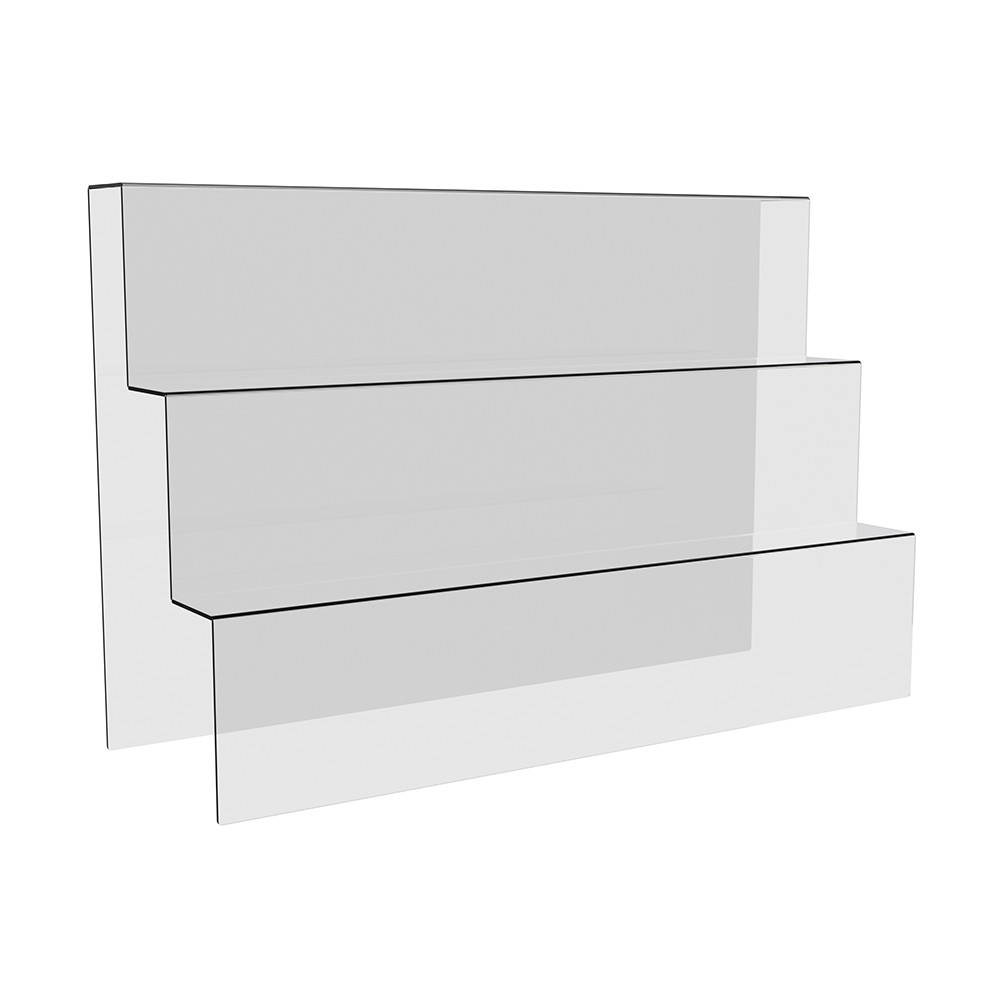 Горка EKOSTAR под товар на 3 ступеньки из акрила 450х150х300 Киев - изображение 2