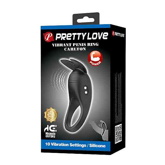 Виброкольцо Pretty Love Carlton Vibrating Penis Ring Sex Aura Киев