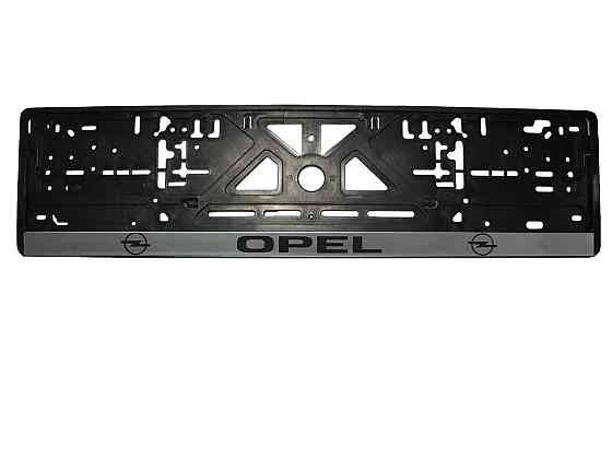 Рамка номерного знаку Opel пластик чорна 1шт Киев