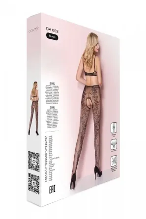 Бодістокінг з ажурної сітки із вирізами з боків та доступом Casmir CA002 чорний Львів