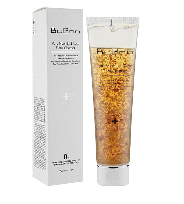 Гель для умывания с лепестками роз Pure Moonlight Rose Floral Cleanser Bueno 150 мл Киев - изображение 2