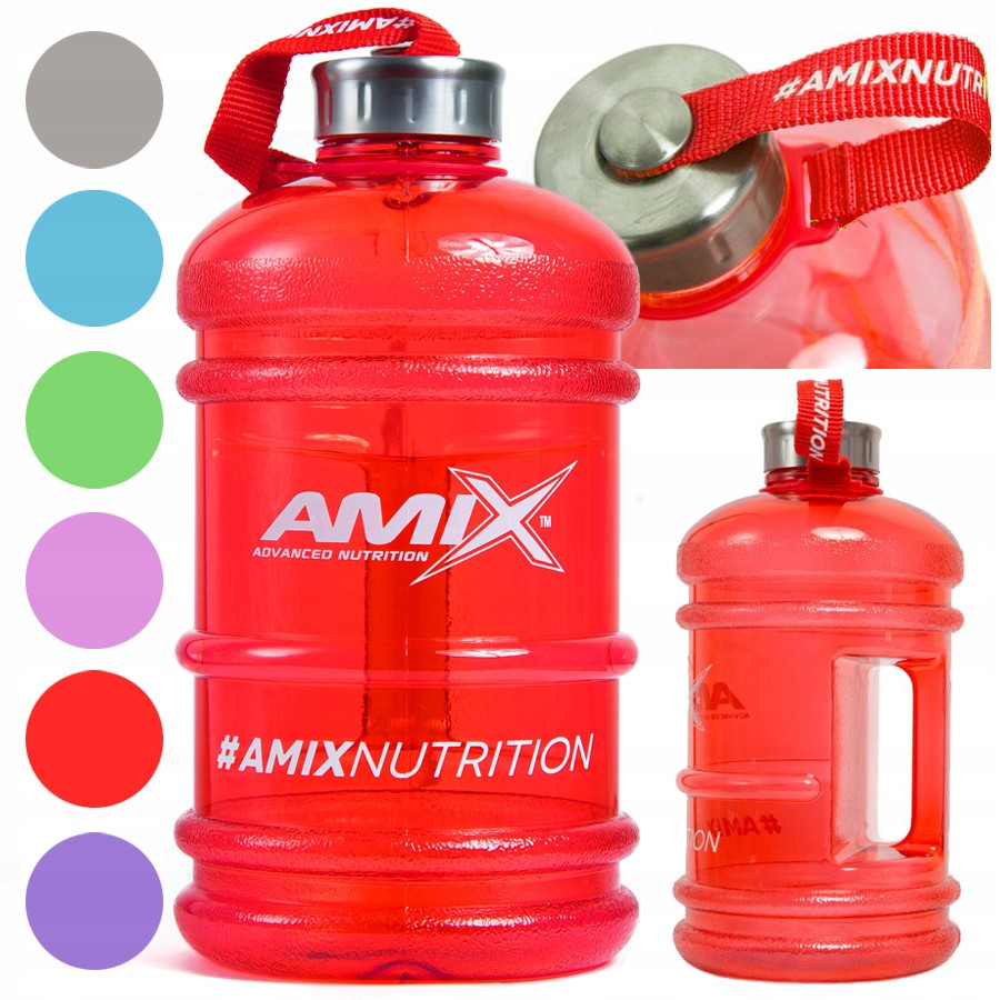 Water Bottle Amix 2200ml Red Луцк - изображение 2