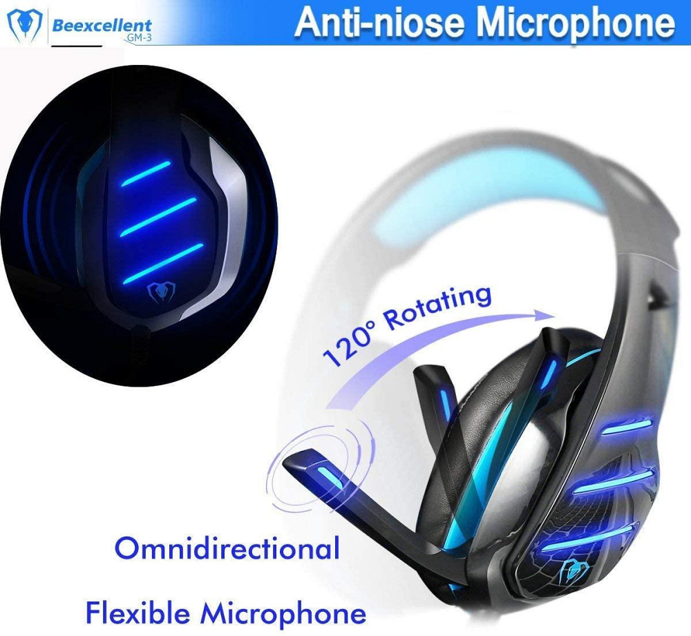 Игровые Наушники с Микрофоном 6,0*2,7 мм Beexcellent GM-3 ,чувствительность 115 дБ ± 3 дБ Нововолынск - изображение 5