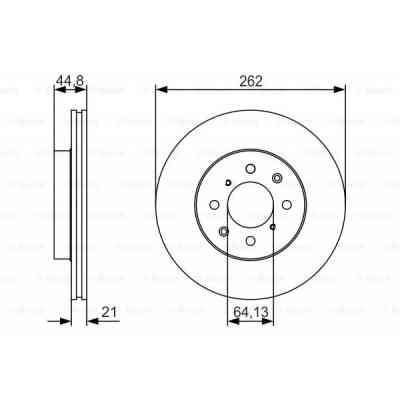 Гальмівний диск Bosch 0 986 479 R80 Вінниця