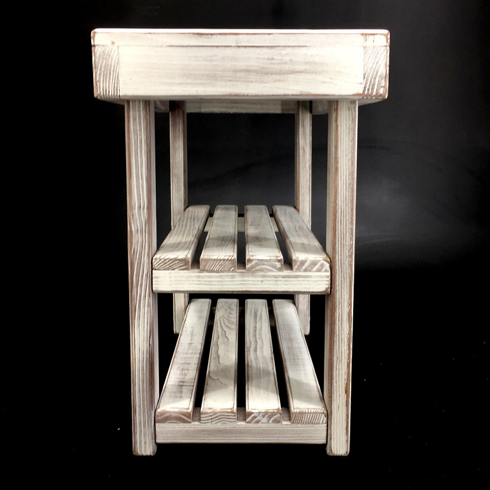 Полиця для взуття "Женева 80" шеббі Миколаїв - фото 3