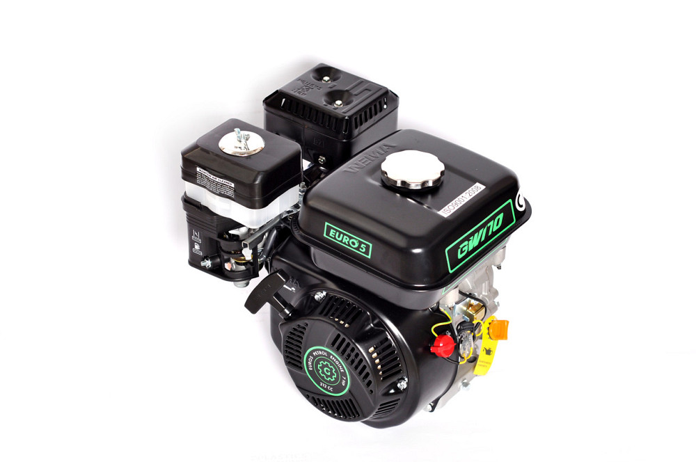 Двигатель бензиновый GrunWelt GW170F-S NEW Евро 5 (шпонка, вал 20 мм, 7.0 л.с.) Харьков - изображение 1