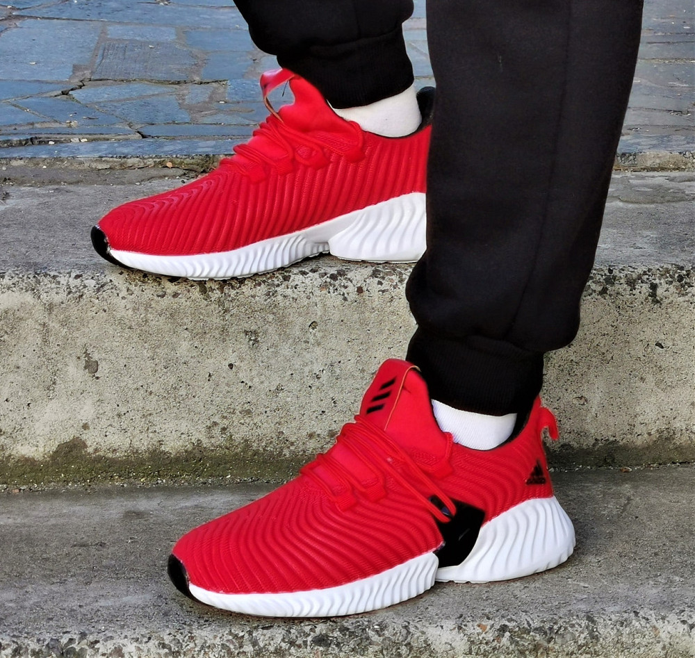 Кроссовки Мужские Adidas Alphabounce Красные Адидас (размеры: 41,42,43,44,45) Видео Обзор Днепр - изображение 7