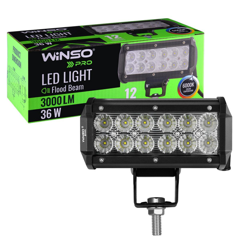 Світлодіодна фара WINSO PRO 780780 30Вт, 2700 Лм (1 шт) Ковель - фото 1