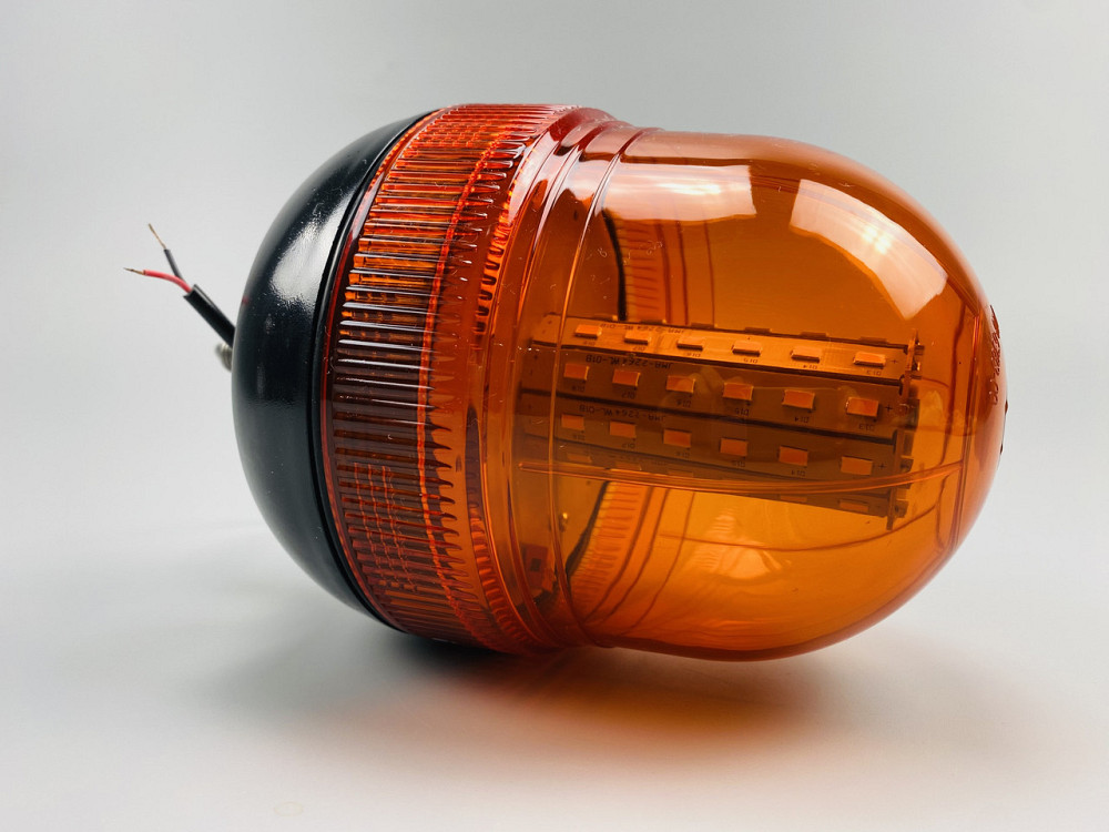 Маячок LED проблисковий 12В/24В 60 LED діодів кріплення на болт-різьблення, багатофункціональна лампа аварійна Мукачево - фото 10