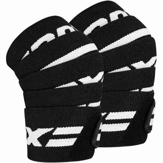 Бинти на коліна RDX K2 GYM Knee Wrap Black Каменское