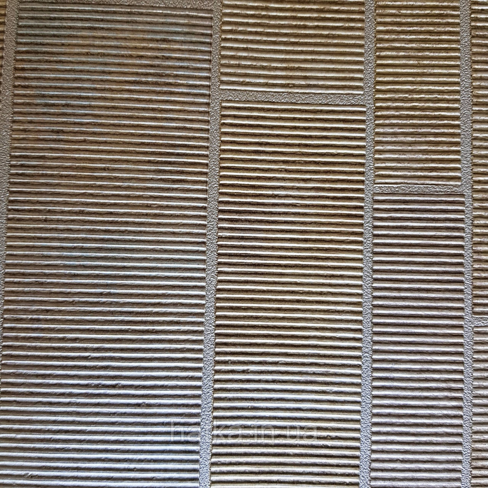 Обои виниловые на флизелине Rasch Factory 0.53х10,05 геометрия полосы фигуры структурные желтые золото 428223 Киев - изображение 4