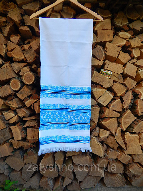 Голубой рушнык вышитый Киев - изображение 4