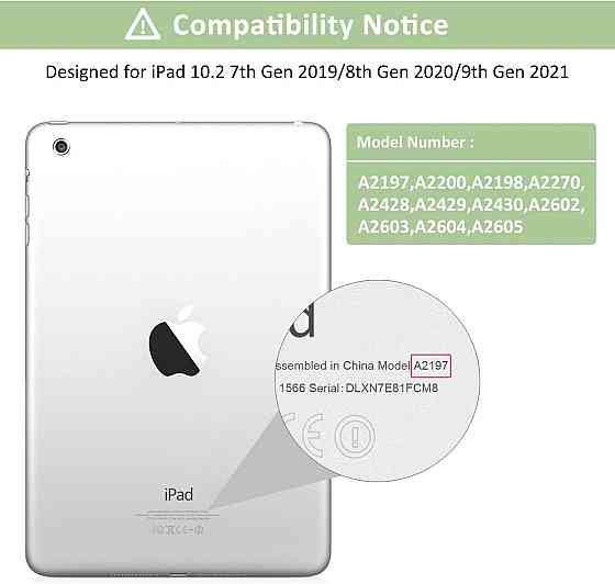 Клавиатурный чехол для iPad 10.2 (2019/2020) Bluetooth съёмная клавиатура подставка держатель для Apple Pencil Киев