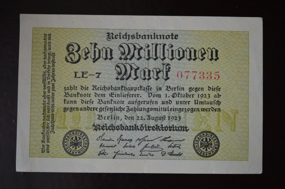 Германия 10000000 марок(10 миллионов) 1923 г(Г-1)2 Полтава - изображение 1