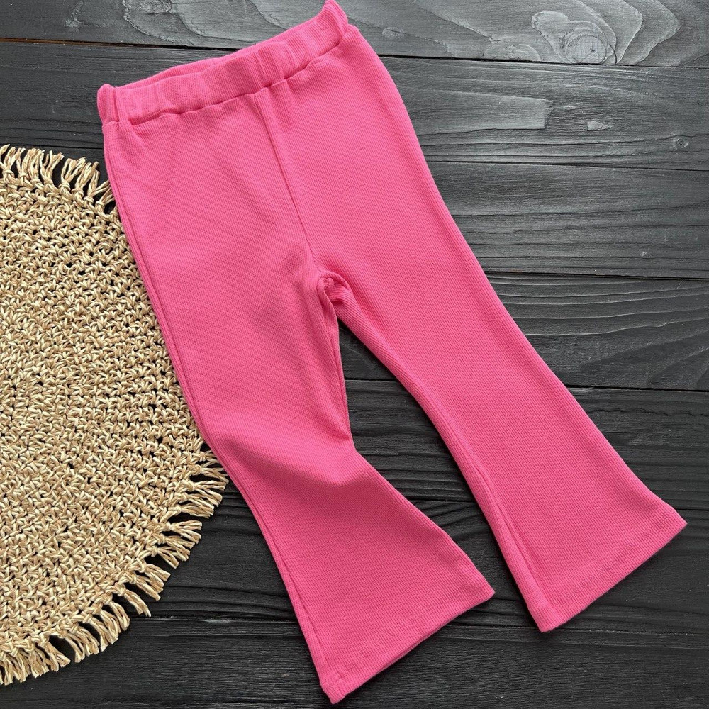 Дитячі Штани для Дівчаток в Рубчику Рожеві 3-4 роки (98-104см) пакунок малюка Киев - изображение 2