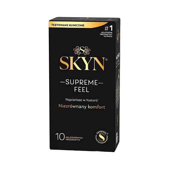 Презервативи - Skyn Supreme Feel, 10 шт. Sex Aura Київ