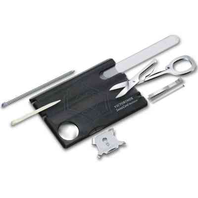 Мультитул Victorinox SwissCard NailCare Transparent Black (0.7240.T3) Винница