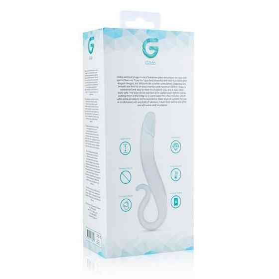 Скляний дилдо Gildo Glass Dildo No. 14, реалістична головка Sex Aura Київ