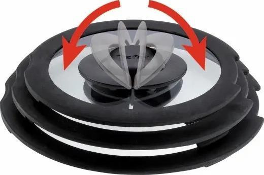 Кришка Tefal Ingenio 28 см (L9846753) ( прозорий, чорний ) Харьков - изображение 4