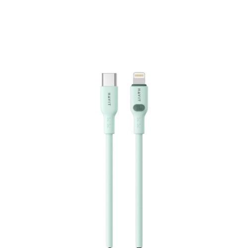 Кабель USB PD Lightning/Type-C Havit HV-CB6281 3,0A 30W 1м зелений Житомир