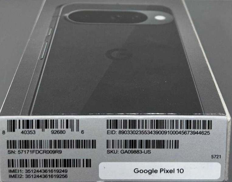 Смартфон Google Pixel 10 12/256GB Obsidian. Харьков - изображение 1