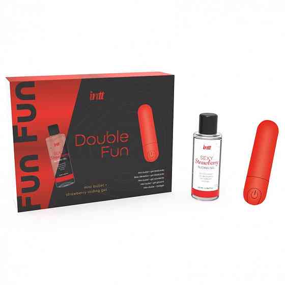 Набір віброкуля і лубрікант INTT DOUBLE FUN Sex Aura Київ