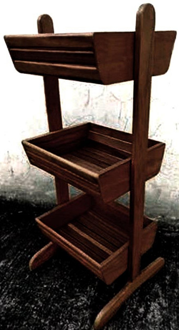 Стелаж для овочів і фруктів "Мієлір" капучино Миколаїв - фото 1