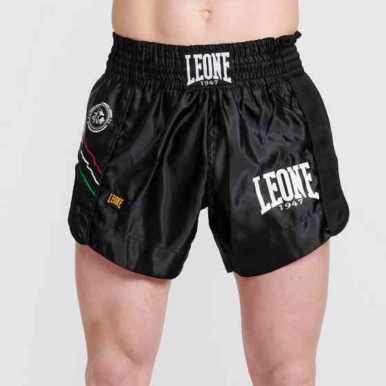Шорти для тайського боксу Leone Flag Black L Кам'янське