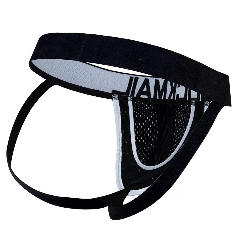 Мужские трусы джоки полосатые Jockmail XXL черно-белый Киев - изображение 4