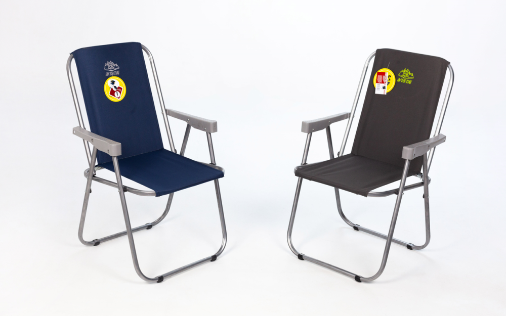 Крісло розкладне для відпочинку та туризму 52*48*76 см Стілець туристичний складаний "Фідель" ТМ Vista Кривий Ріг - фото 2